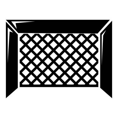 Hokey kapısı simgesi, basit tarzı