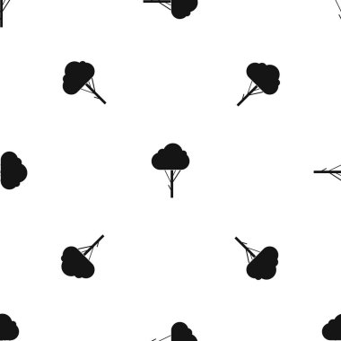 Ağaç desen sorunsuz siyah