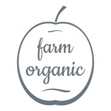 Çiftlik Organik logosu, basit tarzı