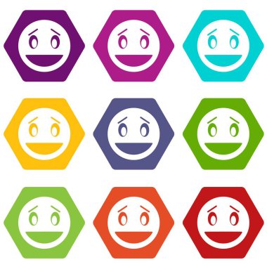 Şaşkın ifade renk altı yüzlü ayarla