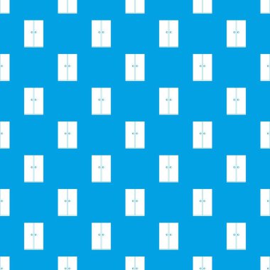 Ahşap dolap desen kesintisiz mavi