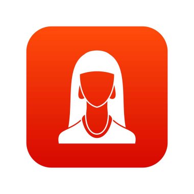 Kadın simgesi dijital kırmızı