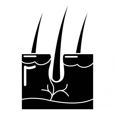 Saç Cilt simgesini, basit tarzı