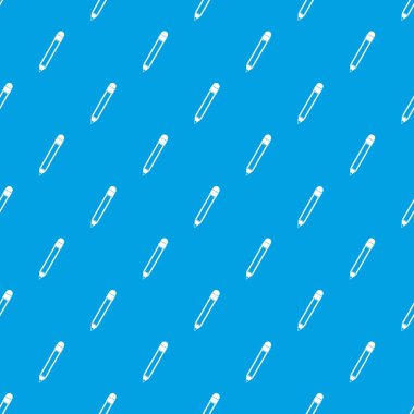 Silgi desen kesintisiz mavi kalem