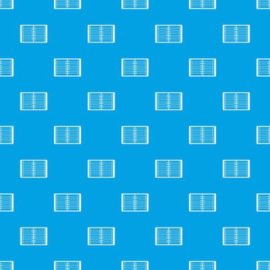 Açık spiral çizgili defter desen kesintisiz mavi