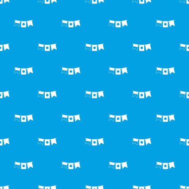 Kesintisiz mavi bayraklar desen