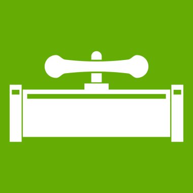 Sıhhi tesisat Vana simgesi yeşil