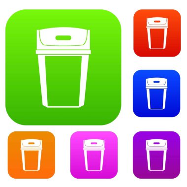 Büyük çöp tenekesi koleksiyonu ayarla