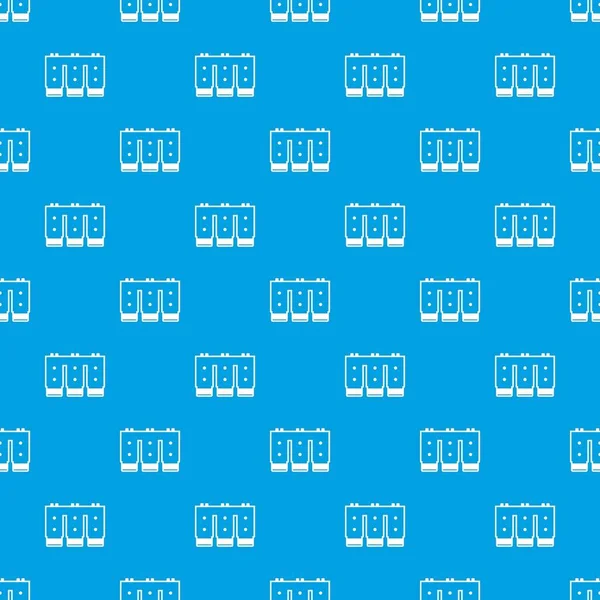 Modèle de carte de circuit électronique bleu sans couture — Image vectorielle