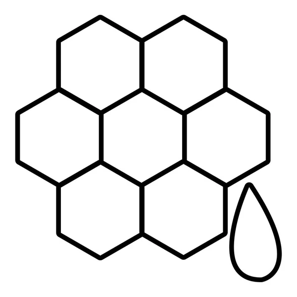 Honeycomb-ikonen, dispositionsformat — Stock vektor