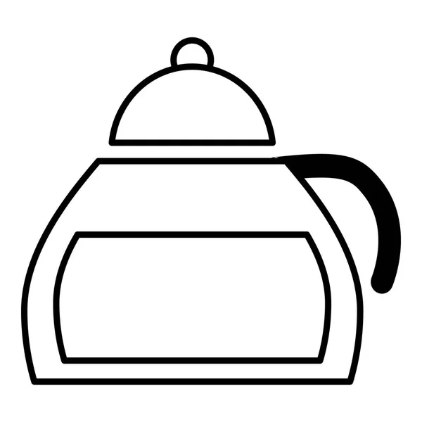 Ícone de chá de mel, estilo esboço —  Vetores de Stock