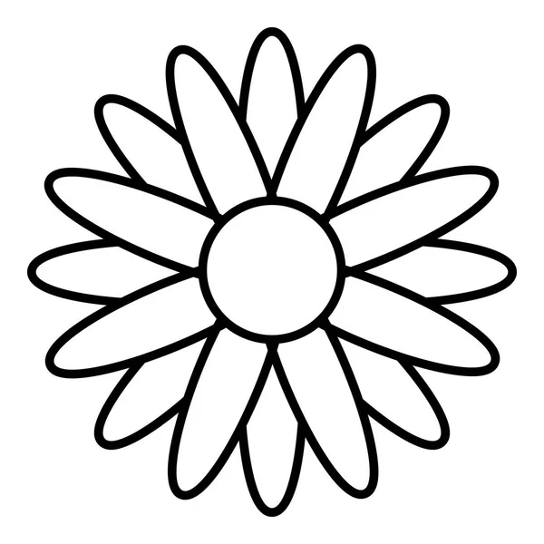 Honung blomma ikon, dispositionsformat — Stock vektor