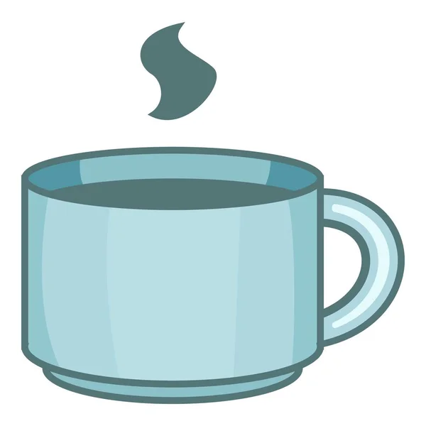 Icono de café de la taza, estilo de dibujos animados — Archivo Imágenes Vectoriales