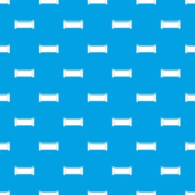 Boru parça desen kesintisiz mavi