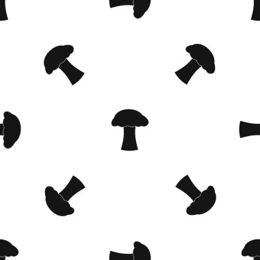 Mantar deseni sorunsuz siyah