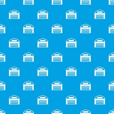 Endüstriyel Bina desen kesintisiz mavi