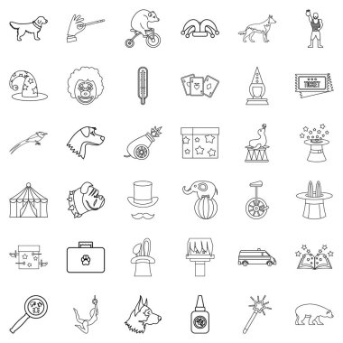 Sirk Icons set, anahat stili