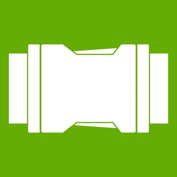 Boucle de déverrouillage latéral icône verte — Image vectorielle