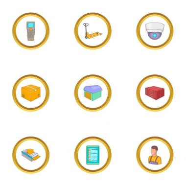 Ambar Icons set, karikatür tarzı işe