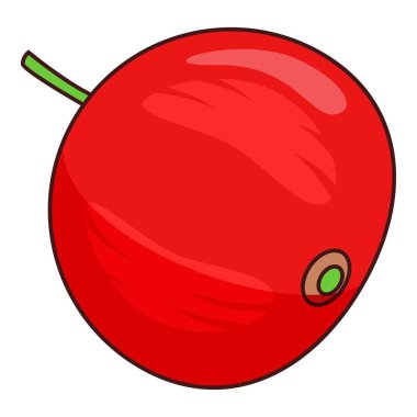 Ayıüzümleri simgesi, karikatür tarzı