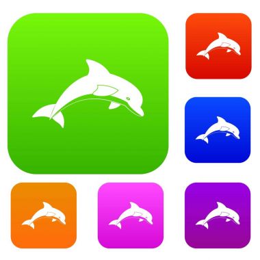 Yunus atlama renk koleksiyonu ayarla