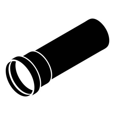 Plastik boru simgesi, basit tarzı