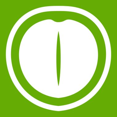 Macadamia nut simgesi yeşil