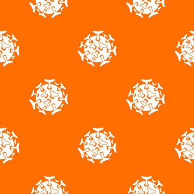 Yuvarlak viral bakteri desen sorunsuz