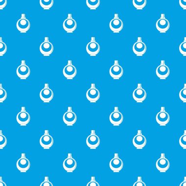 Cam şişe desen kesintisiz mavi yuvarlak zarif kadın parfüm