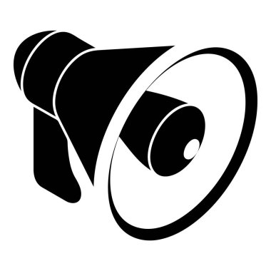 El hoparlör simgesi, basit tarzı