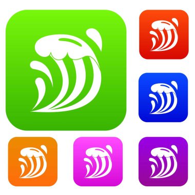 Dalga renk koleksiyonu ayarla