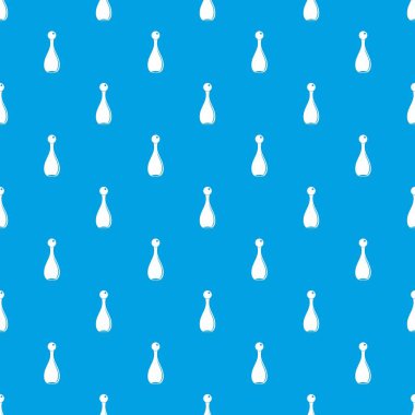 Zarif parfüm şişe desen kesintisiz mavi