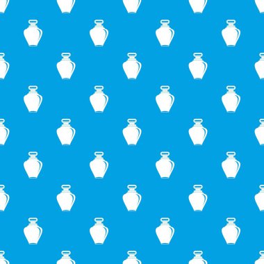 Parfüm şişesi desen kesintisiz mavi