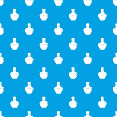 Cam şişe parfüm desen kesintisiz mavi