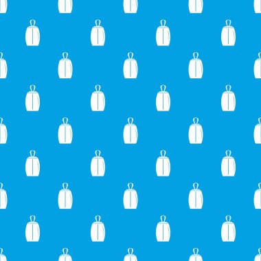 Zarif kadın parfüm şişe desen kesintisiz mavi