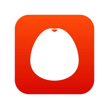 Pomelo simgesi dijital kırmızı