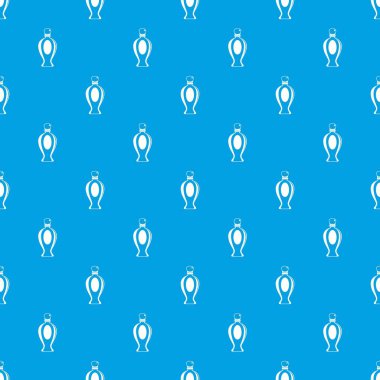 Parfüm şişesi desen kesintisiz mavi