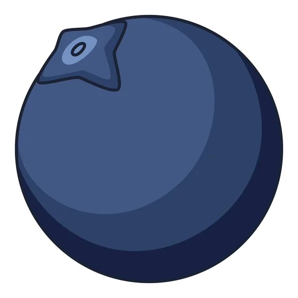 Icona di bacca blu, stile cartone animato — Vettoriale Stock