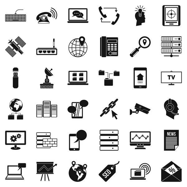 Internet simge kümesi, basit tarzı