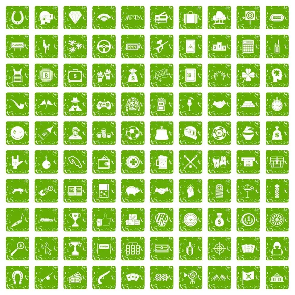 simgeler kumar 100 grunge yeşil ayarla