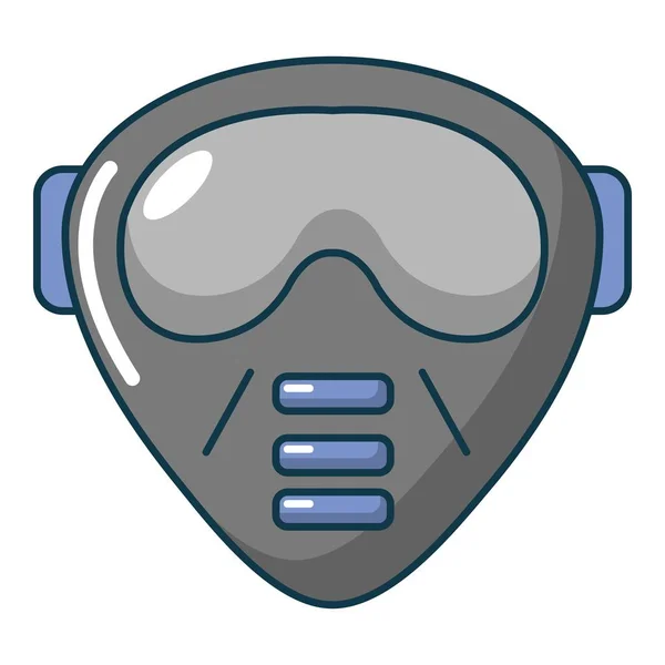 Paintball Maske Symbol, Cartoon-Stil — Stockvektor