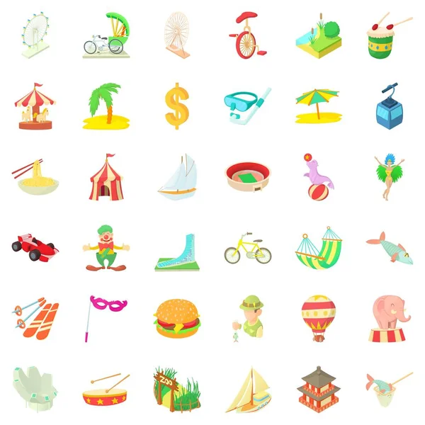 Ülke simgeleri ayarla, tarzı çizgi film