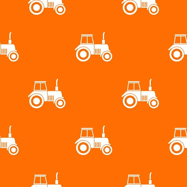 Patrón del tractor sin costura — Vector de stock