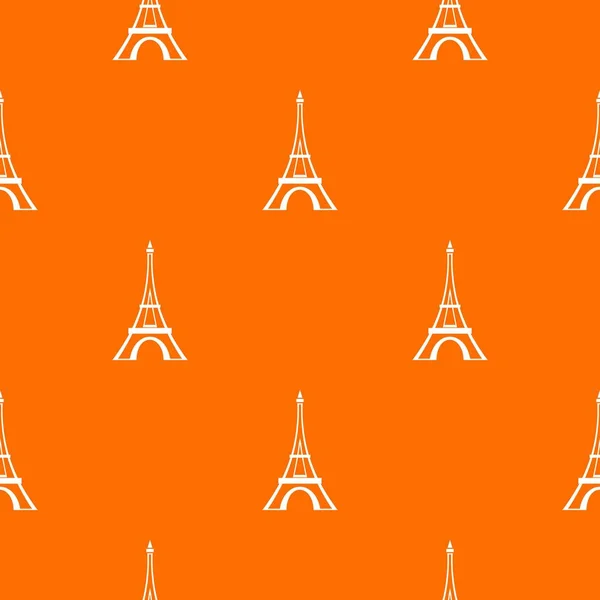 Nahtloses Eiffelturmmuster — Stockvektor