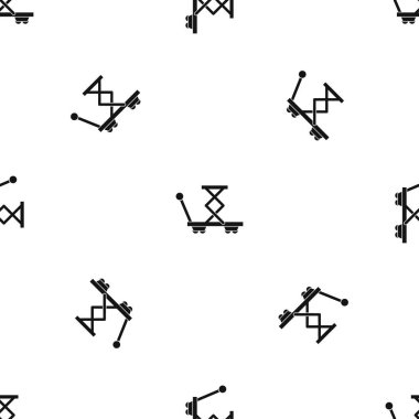 Bahar kaldırma ile kamyon model sorunsuz siyah