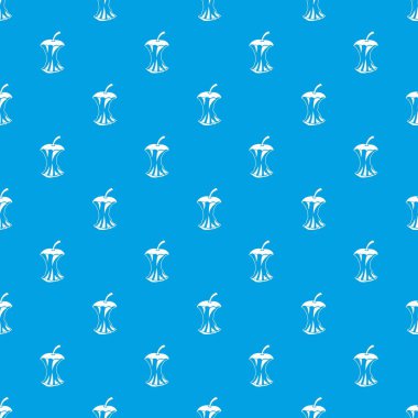 Apple core desen kesintisiz mavi