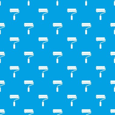 Boya desen kesintisiz mavi boya silindiri