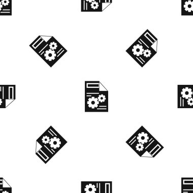 Web ayarı desen sorunsuz siyah