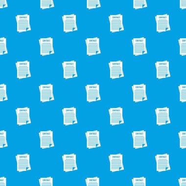 Sözleşme desen kesintisiz mavi