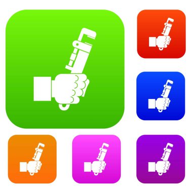 Adam el set renk koleksiyonunda demir testeresi